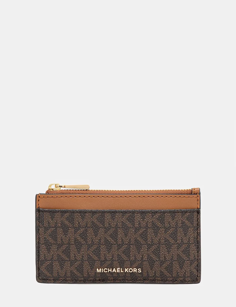 Jet Set Small Signature Logo Card Case BRN/ACORN