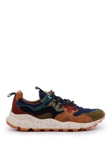 SNEAKERS SCAMOSCIATA YAMANO 3 UNI DEEP MUD-LIGHT BROWN-NAVY