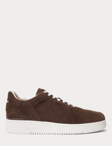 Sneaker Masters Court in camoscio Marrone cioccolato