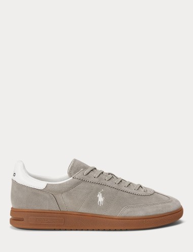 Sneaker Bedford in camoscio Grigio terra/Bianco nautico