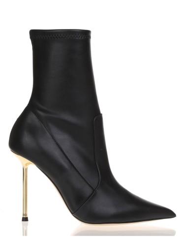 Stivaletto in nappa HELEN STRETCH nero