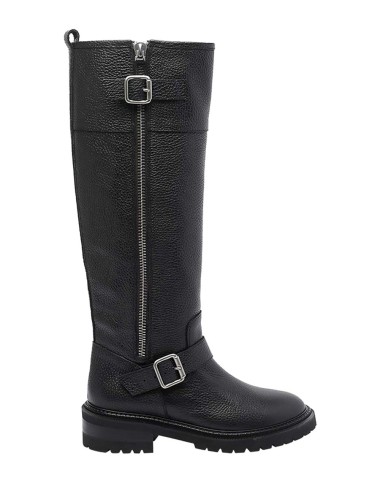 Stivali in pelle Negus nero