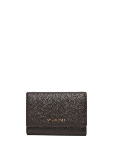 Bryant Medium Pebbled Leather Wallet chocolate