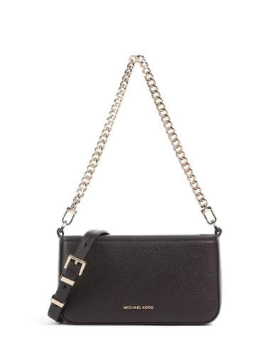 Bryant Small Pebbled Leather Convertible Pochette chocolate
