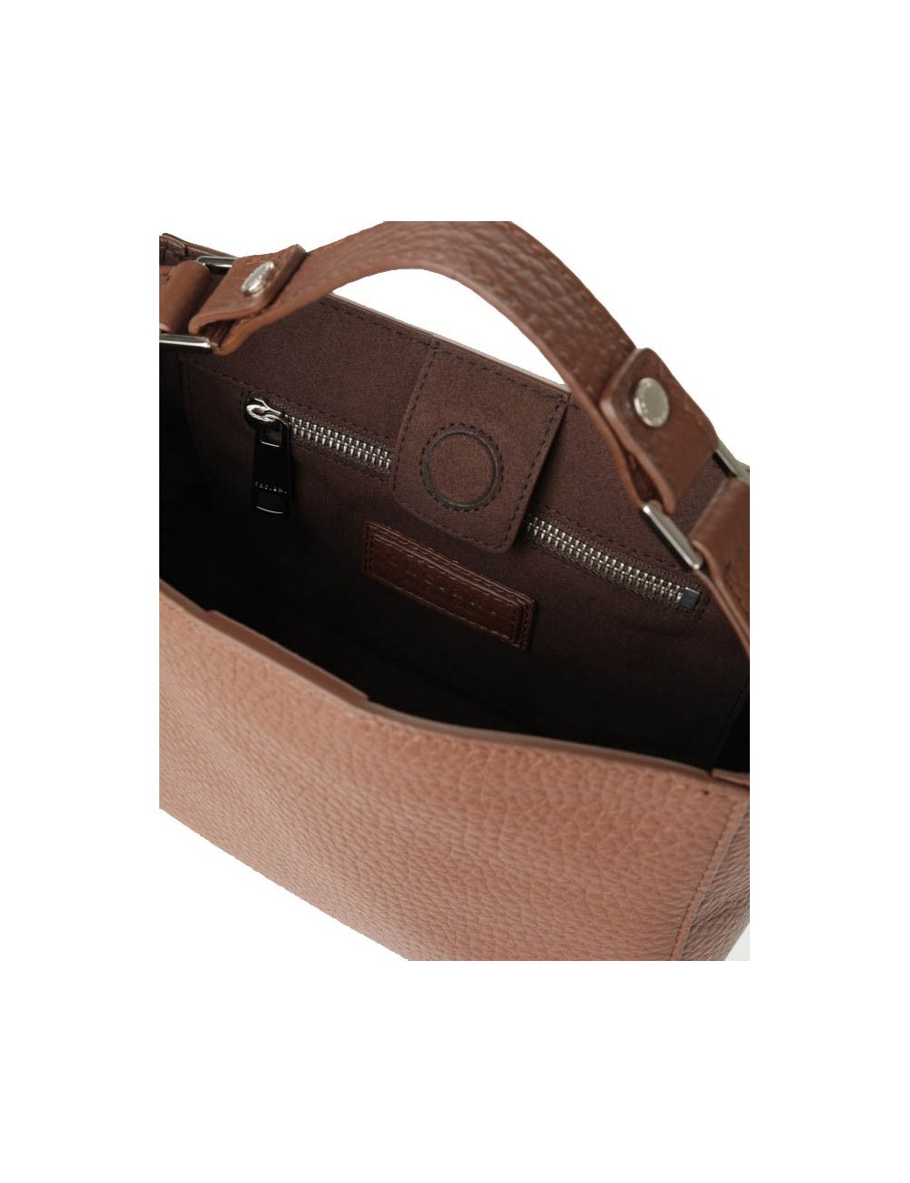 Borsa a mano piccola Sveva Soft in pelle con tracolla Carruba