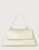 Borsa Sveva Longuette Soft in pelle con tracolla bianca