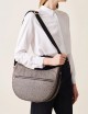 Borsa Hobo LUNA BAG MIDDLE OP NATURAL/BLACK