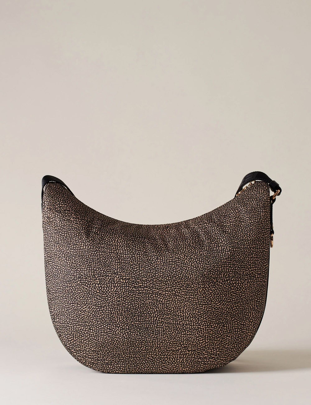 Borsa Hobo LUNA BAG MEDIUM OP NATURAL/BLACK