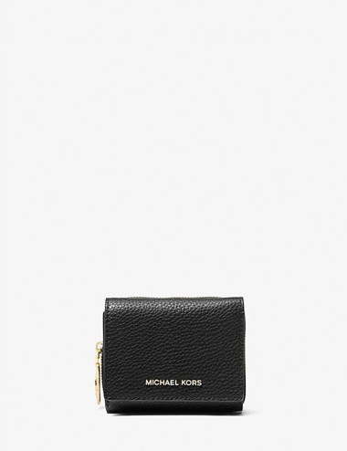 Empire Small Pebbled Leather Tri-Fold Wallet