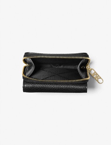 Empire Small Pebbled Leather Tri-Fold Wallet