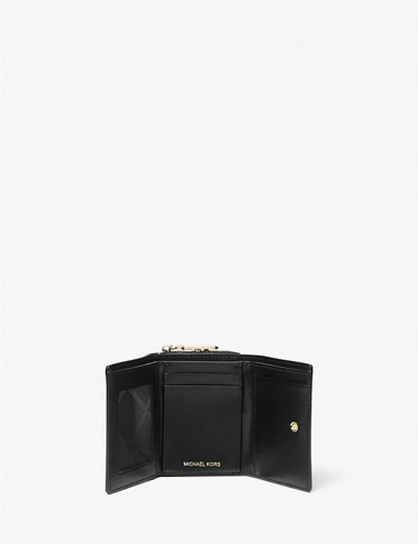 Empire Small Pebbled Leather Tri-Fold Wallet