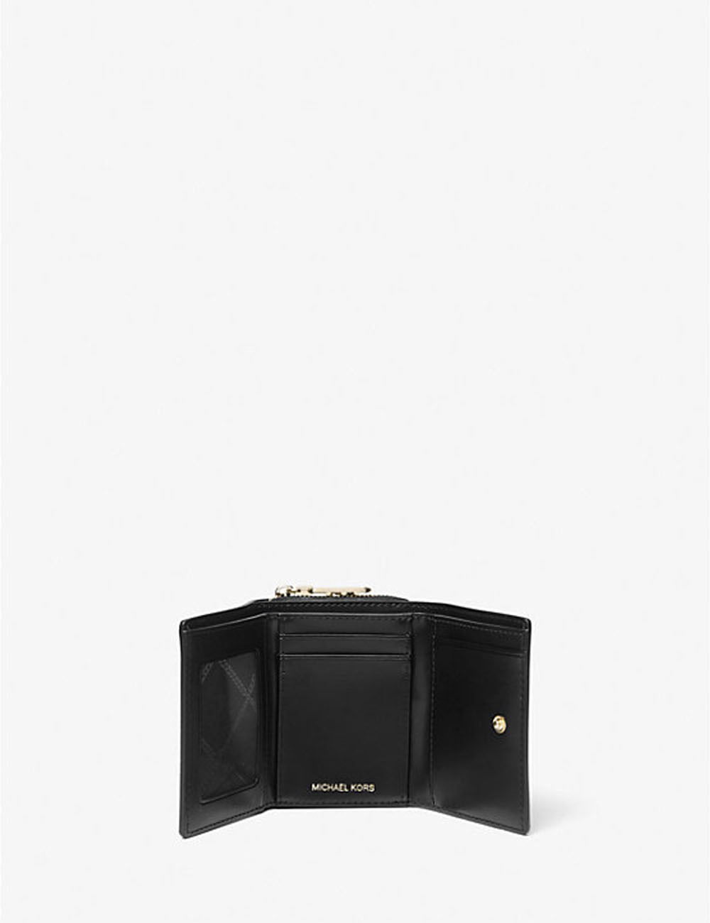 Empire Small Pebbled Leather Tri-Fold Wallet