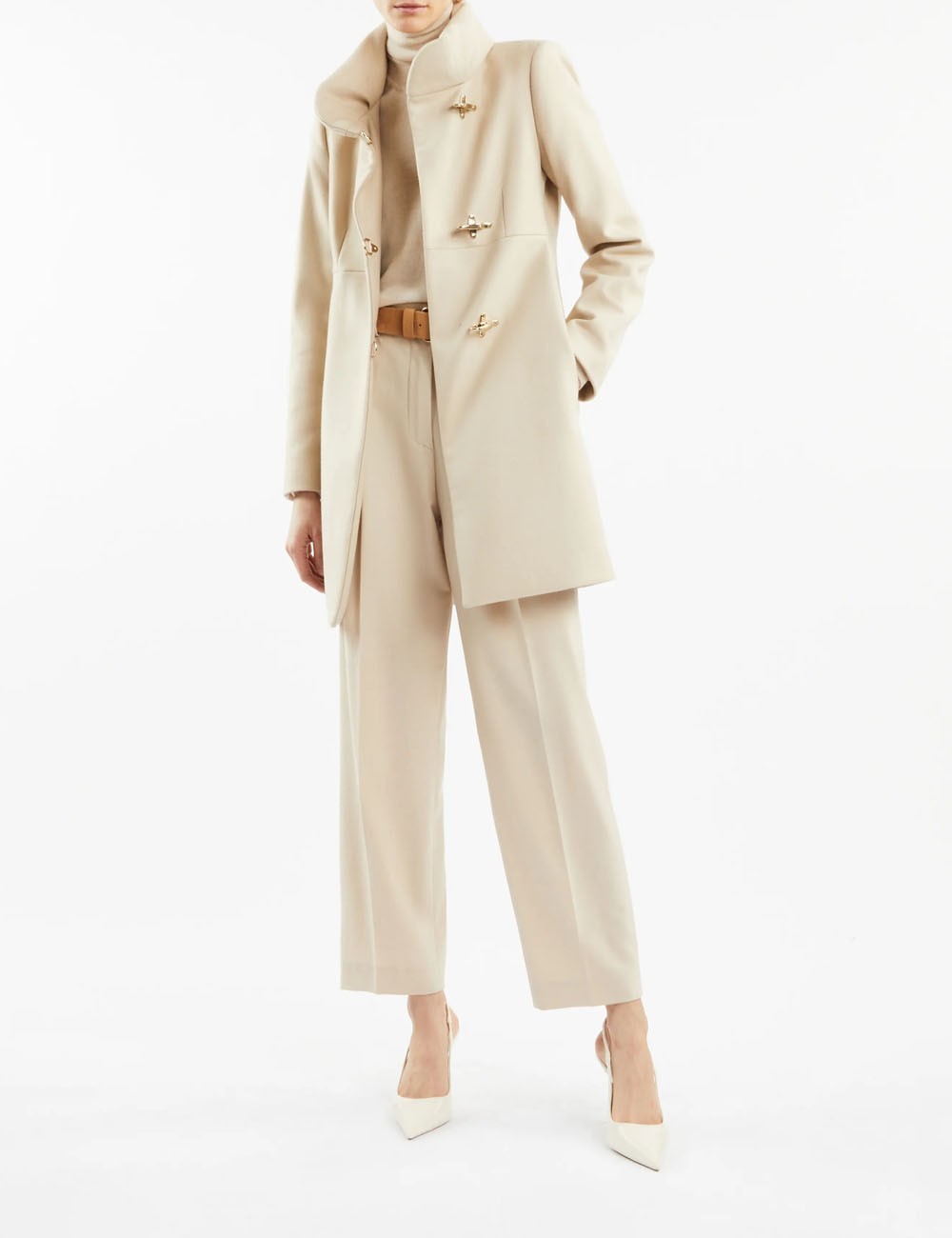 Romantic Coat in Wool natural