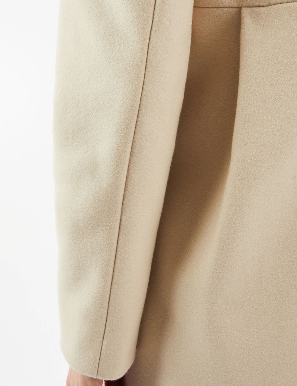 Cappotto Romantic Coat in Lana Naturale