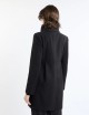Cappotto Romantic Coat in Lana nero