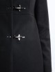 Cappotto Romantic Coat in Lana nero