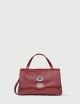 BORSA POSTINA S IN PELLE MARTELLATA RED OPERA