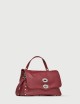 BORSA POSTINA S IN PELLE MARTELLATA RED OPERA