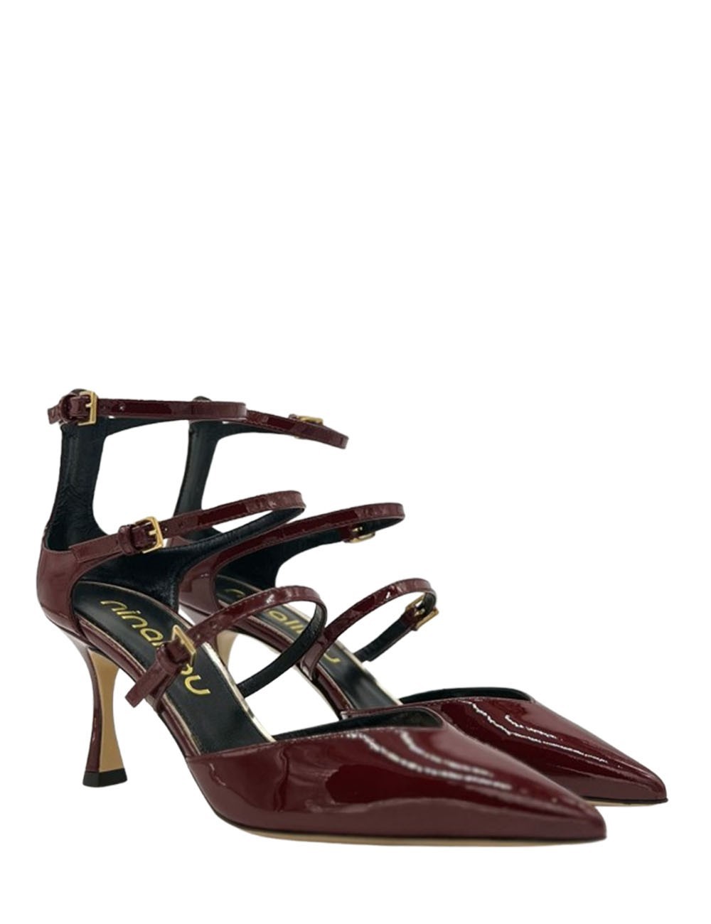 Sandalo in vernice MYA 70 bordeaux