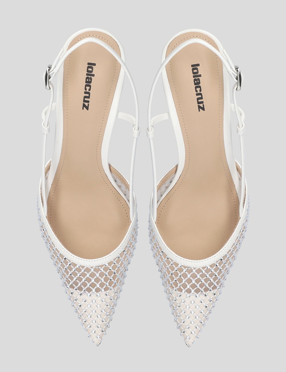Slingback CARMEN PUMP 55 white