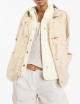 Short Parka in Technical Poplin beige