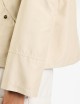 Short Parka in Technical Poplin beige