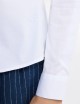 Camicia Slim in Popeline Stretch bianca