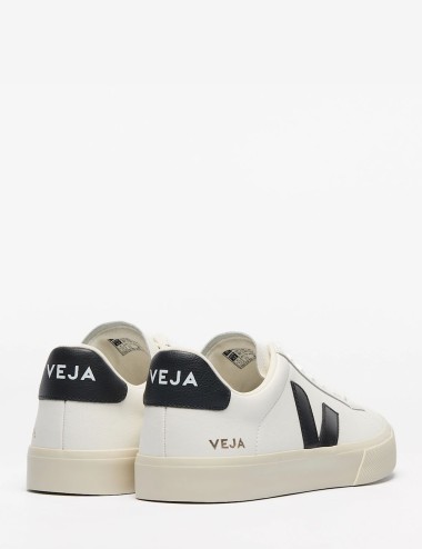 SNEAKERS CAMPO LEATHER WHITE BLACK