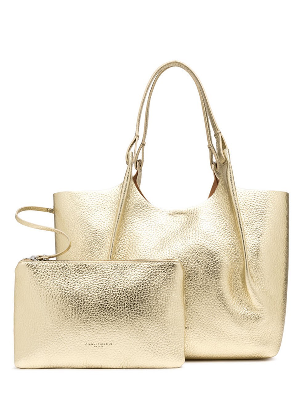 Borsa DUA LIGHT GOLD CARAMELLO