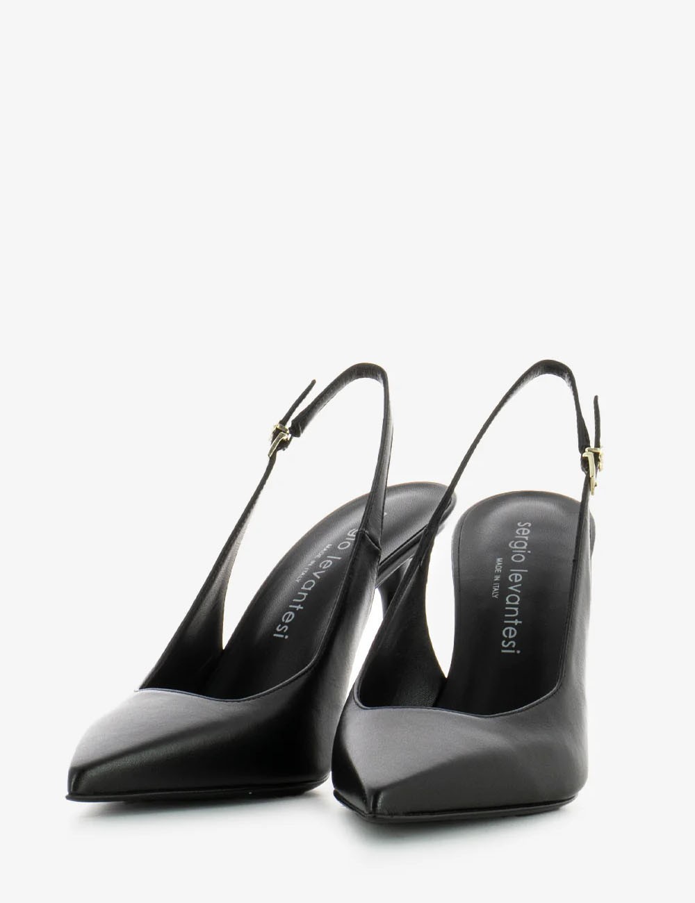 Chanel Mascia a punta con tacco nera
