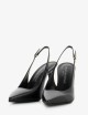 Chanel Mascia a punta con tacco nera