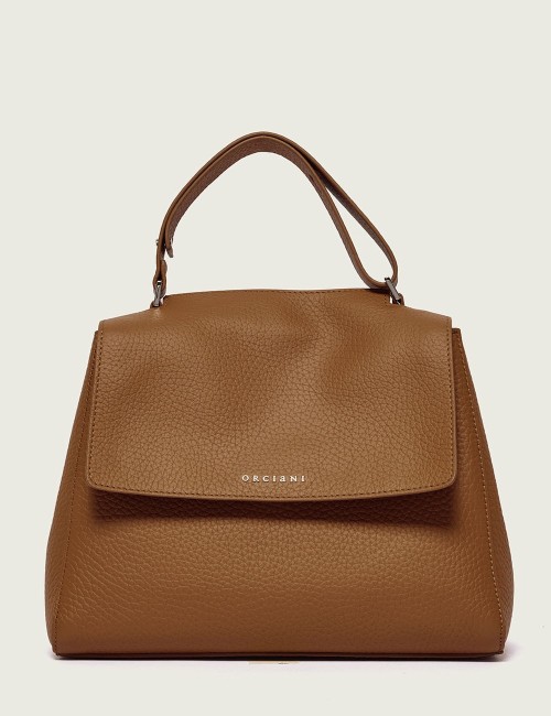 Sveva Soft Medium leather shoulder bag with shoulder strap leather