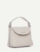 Borsa a mano Nana Small Soft in pelle con tracolla avorio