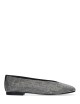 GIADA FLATS WITH GLITTER BLACK