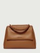 Sveva Sense Scooby Midi leather shoulder bag with strap leather