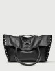 BORSA A' SPASSO® MEDIUM IN PELLE LISCIA BLACK LAVAGNA