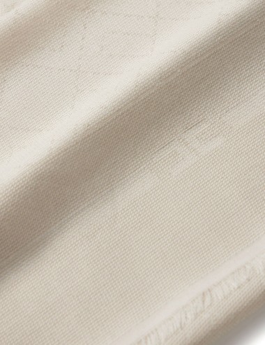 Sciarpa con pattern logo milk