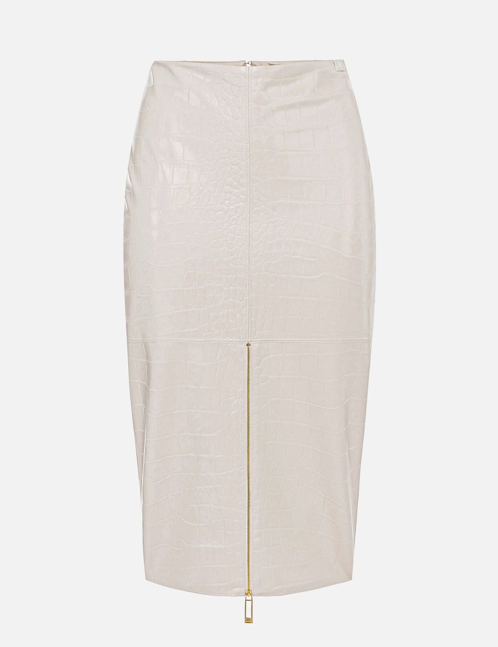 Gonna con texture stampa cocco milk