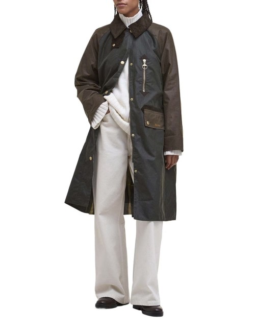 Evette Waxed Jacket Fern / Beech / Ancient Tartan