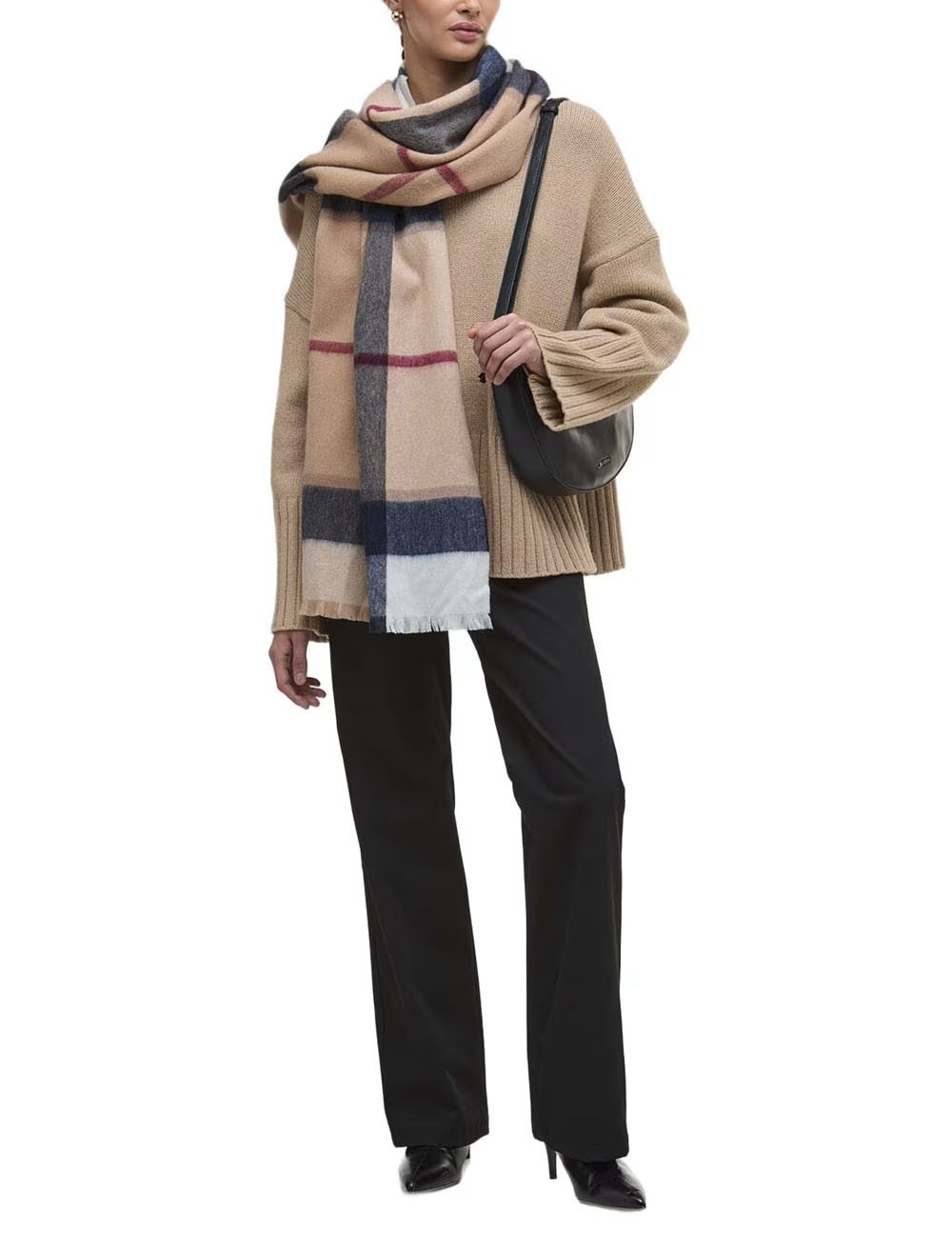 Rosefield Tartan Scarf Hessian Tartan