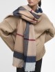 Rosefield Tartan Scarf Hessian Tartan