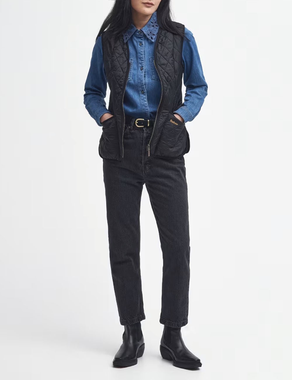 Betty Fleece Waistcoat / Zip-In Liner Dark Olive