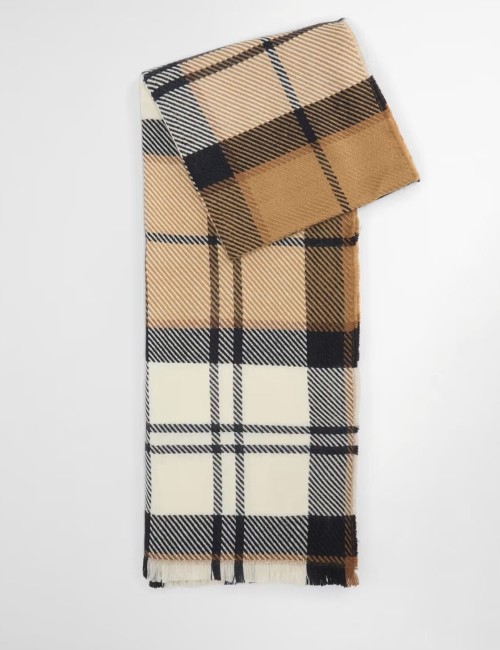 Pendle Beanie & Blair Scarf Gift Hessian Navy