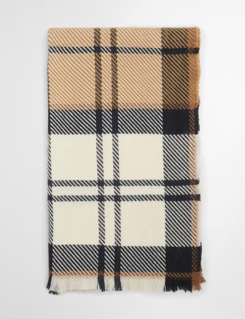 Pendle Beanie & Blair Scarf Gift Hessian Navy