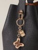 BUTTERFLY KEYRING Metal and Enamel ORO CH.FREE/OP NAT