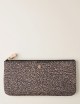 CLASSICA FLAT POUCH Recycled OP Fabric and Leather Card Holder