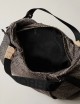 BAULETTO FOLD MEDIUM Borsa a Mano di Tessuto Riciclato OP NATURALE/NERO