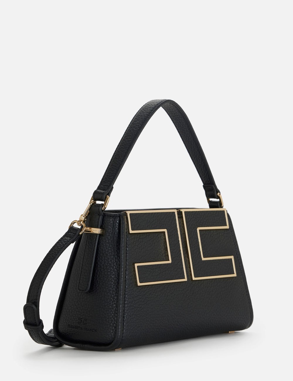 Tote piccola con logo nera