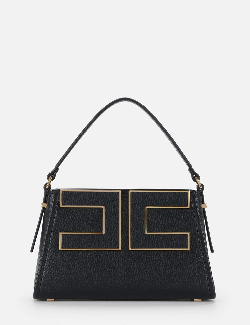 Small tote bag with logo black