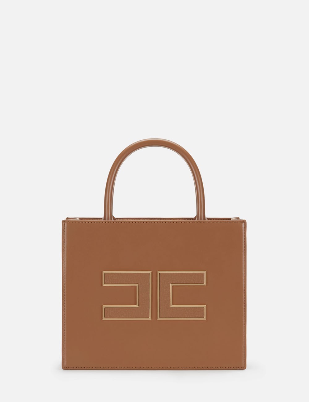 Small tote bag with logo brown sugar